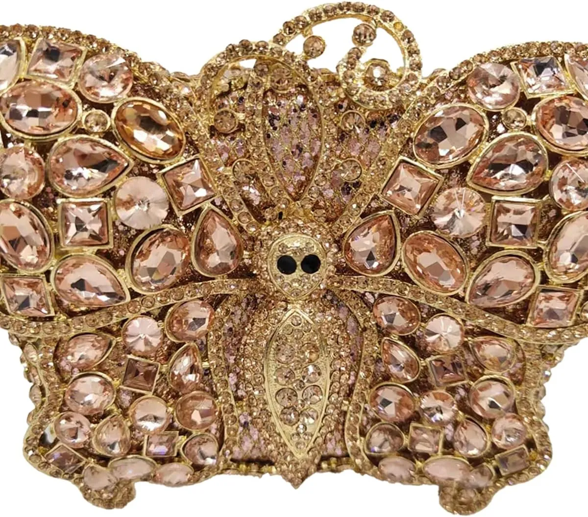 Stylish Women Butterfly Evening Bag Insect Diamond Clutch Chic Rhinestone Purse Luxury Stone Bag for Prom Party