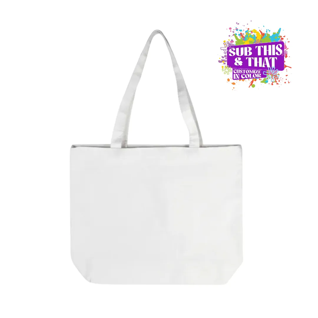 Sublimation Canvas Tote Bag