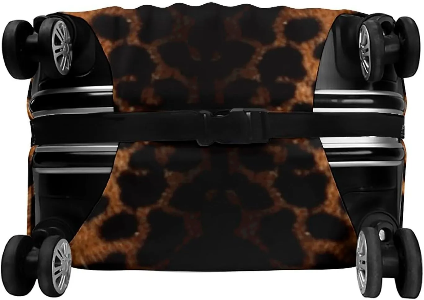 Suitcase Covers for Luggage Washable Luggage Cover Depict A Leopard Luggages Wheel Covers Elastic Travel Carry On Suitcase Cover Travel Luggages Protector Sleeve Fit 29-32 Inch L