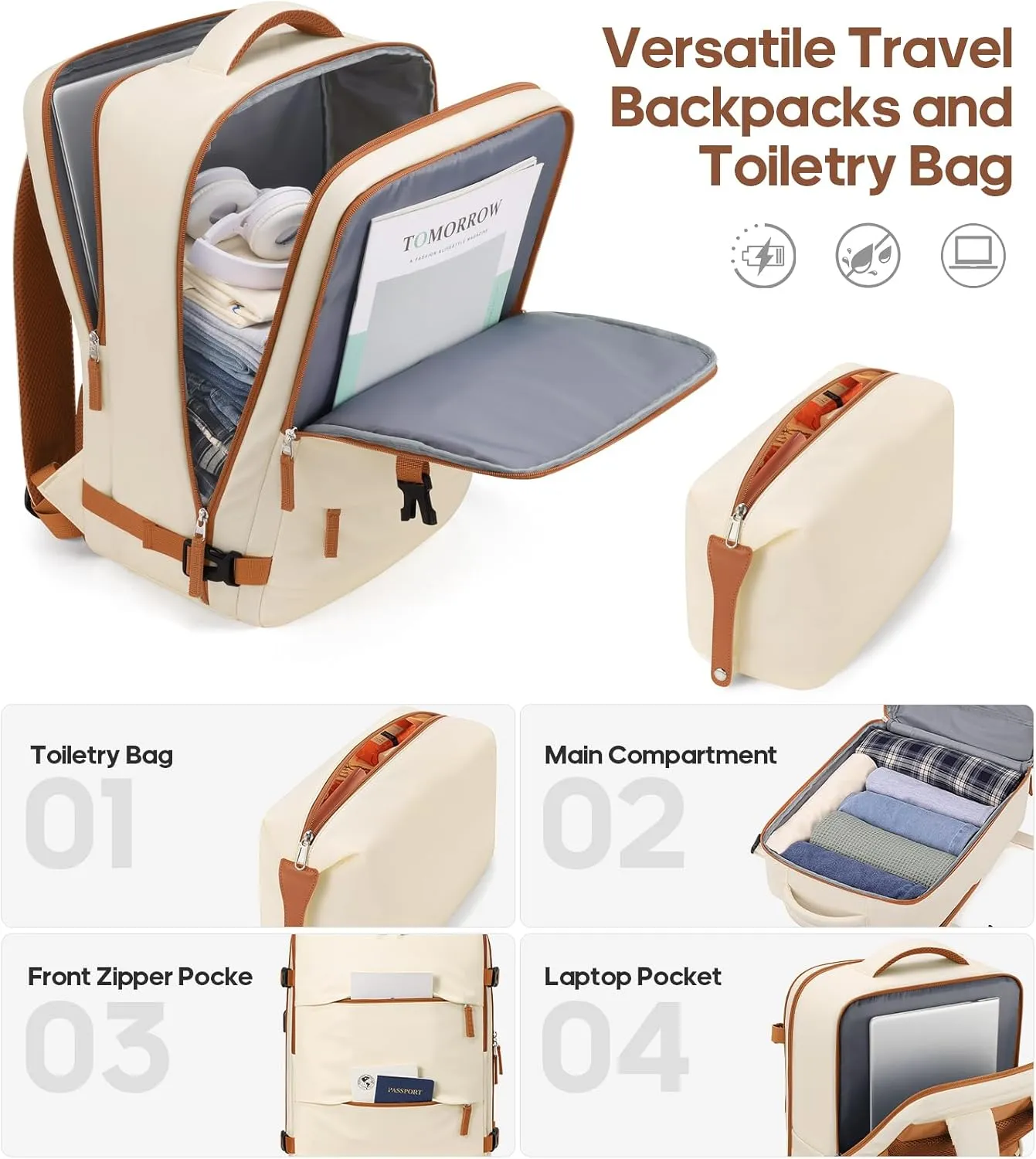 Suitcase Set 3 Piece, 20 IN Carry On Luggage with PC Hard Shell, TSA Lock Spinner Wheels Extension Handle Suitcase Set, Luggage Set With Fully Lined Interior