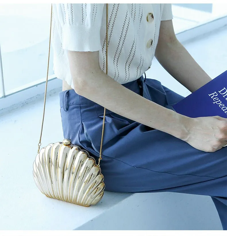 Summer Candy Colors Shell Clutch Purse