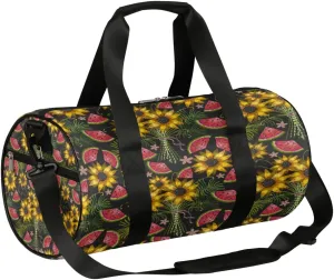 Sunflower Watermelon Tribe Ethnic Gym Bag Small Gym Duffel Bags for Men Women Overnight Weekender Bag Lightweight Sport Duffle Bag Carry On Gymbag