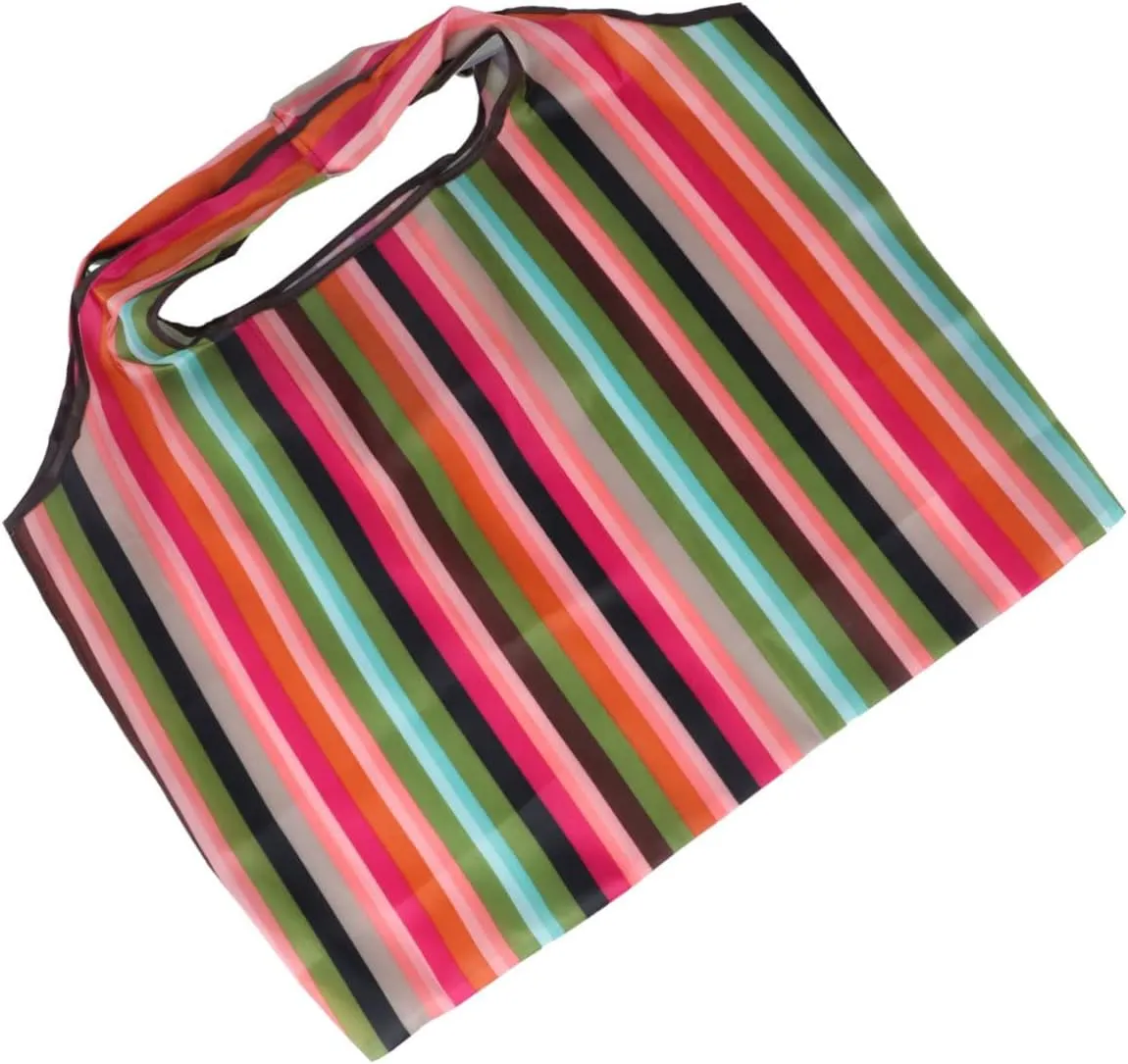 Superior 2-pack Shopping Bags Oxford Fabric Large Storage Reusable Easy to Fold
