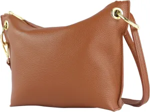 T243 / T252 women's leather shoulder bag, evening bag handmade in Italy