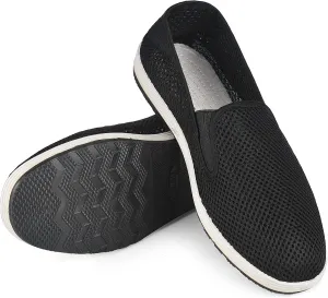 Tai Chi Shoes Fit for Kung Fu and Martial Arts, Light, Soft, and Breathable Suitable for Indoor/Outdoor Activities, Anti-Slip for Car Driving and Fishing, Black