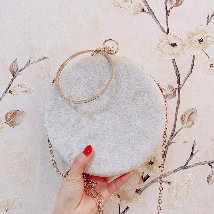 Tassel Metal Small Clutches Lady Embroidery Wedding Purse