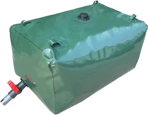 TCHAU Large Capacity Water Bag Soft Drought-Resistant Emergency Drinking Containers Household Storage Container with Valve Collapsible Portable Tank