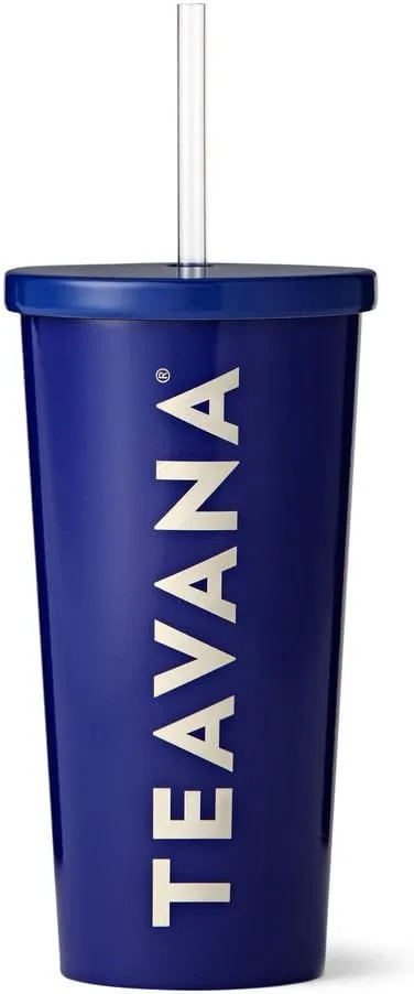 TEAVANA- BLUE COLD CUP - 16 OZ