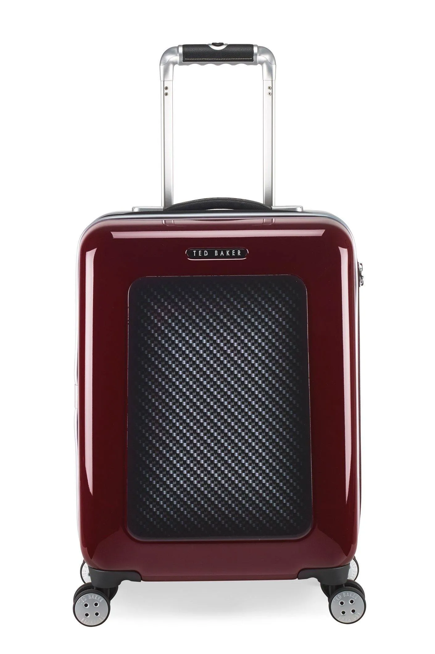 Ted Baker Hardsider Herringbone Collection Carry-On 4-Wheel Carry-On Luggage