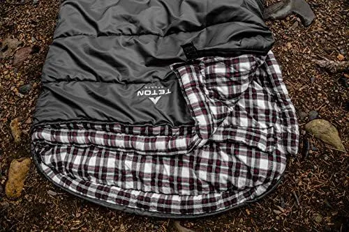 TETON Sports Fahrenheit XXL, -25, 20, and 0 Degree Sleeping Bag for Adults; Warm Cotton Lining for Camping in Comfort, All Weather Sleeping Bags