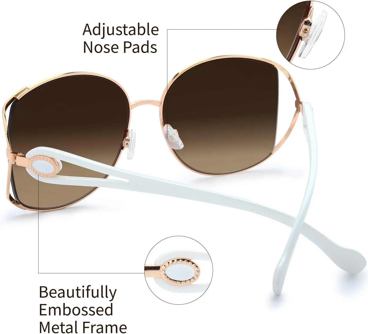 The Fresh Classic Crystal Elegant Women Beauty Design Sunglasses Gift Box
