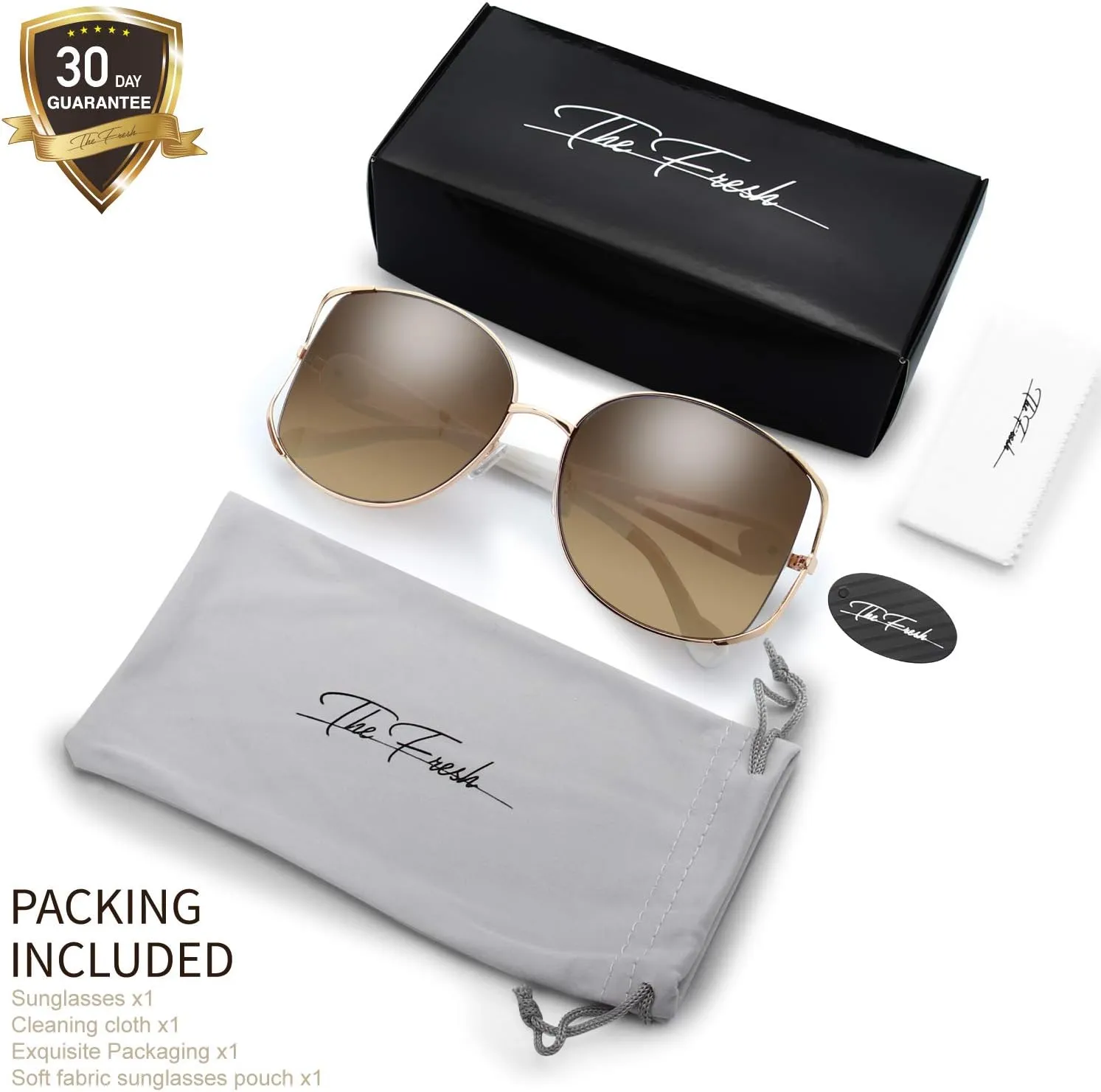 The Fresh Classic Crystal Elegant Women Beauty Design Sunglasses Gift Box