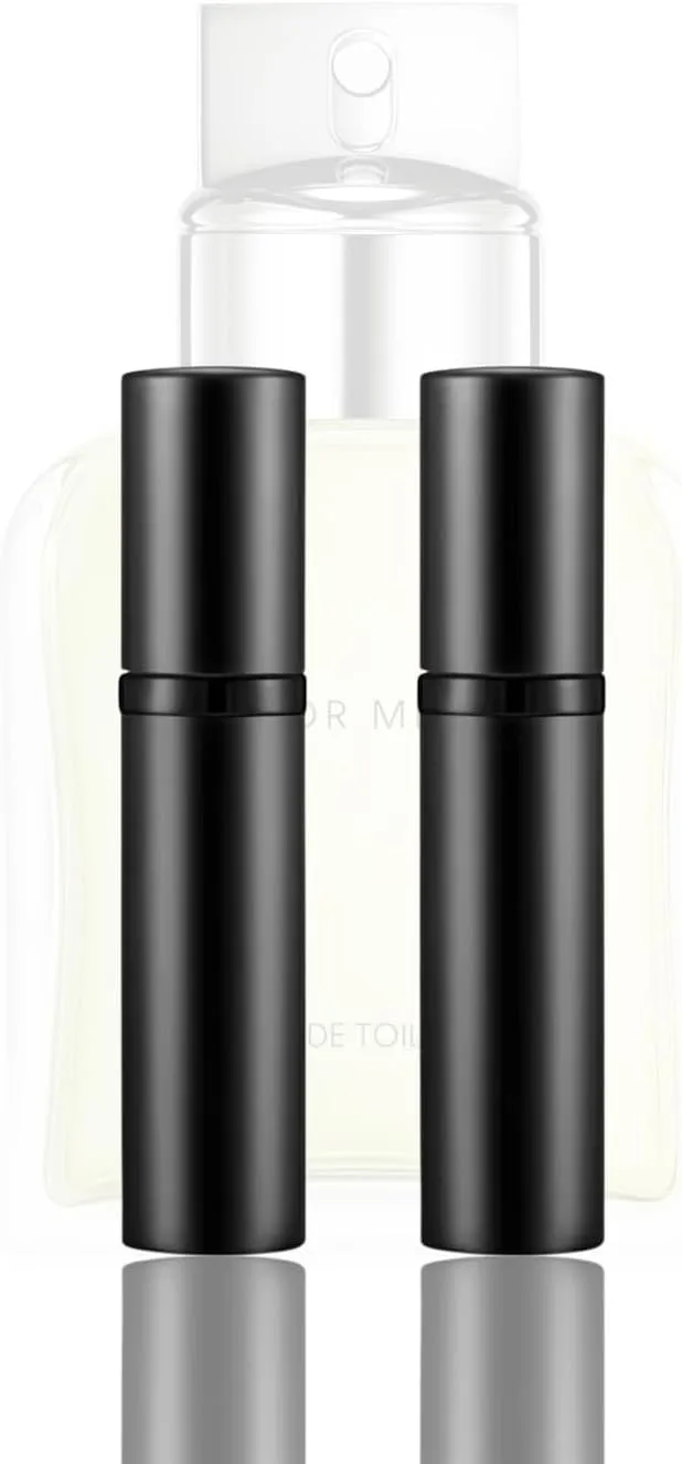 The Iconic Eternity – Luxury Pre-Filled Travel Sprays With Fresh Aromatic Eau de Toilette for Men | 2 x 5ML Refillable Perfume Atomizers | Mandarin, Lavender & Sandalwood Notes | Leak-Proof & Reusable