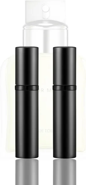 The Iconic Eternity – Luxury Pre-Filled Travel Sprays With Fresh Aromatic Eau de Toilette for Men | 2 x 5ML Refillable Perfume Atomizers | Mandarin, Lavender & Sandalwood Notes | Leak-Proof & Reusable