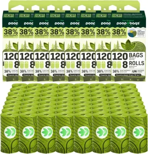 The Original Poop Bags® Dog Poop Bags Rolls – 38% Plant-Based, USDA Certified, Unscented, Leak-Proof & Durable Waste Bags for Dogs, 960 Count