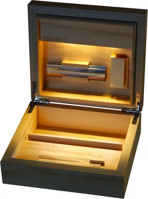 The Rolling Box Italian Stone Pine 210 - The stash box with LED lights
