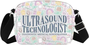 TIIMG Ultrasound Technologist Diagnastic Medical Sonographer Gift Radiology Worker Crossbody Bag