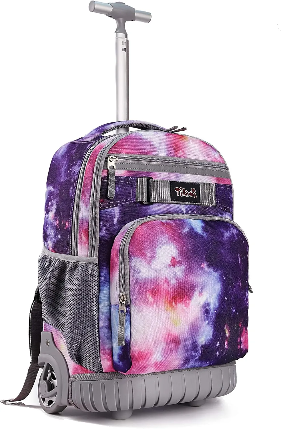 Tilami Rolling Backpack 18 inch Wheeled Backpack School College Student Travel Trip Boys and Girls