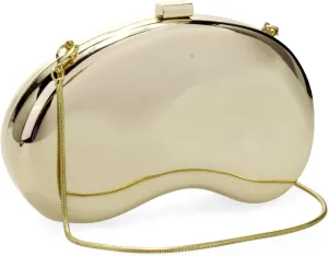Tmore Clutch Purses for Women Evening Handbags with Chain Metallic Purse Cute Shell Purse Clutch Bag for Wedding Party Prom