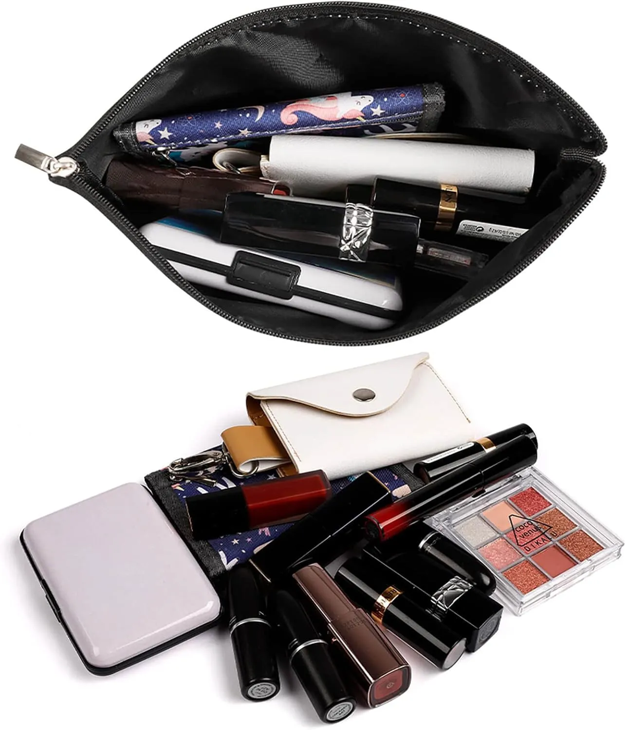 Toiletry Bag for Women Peace Tree Frog Cosmetic Bag Portable Capacity Travel Makeup Bags with Zipper Lightweight Cute Beauty Makeup Organizer for Traveling, Accessories, Essentials