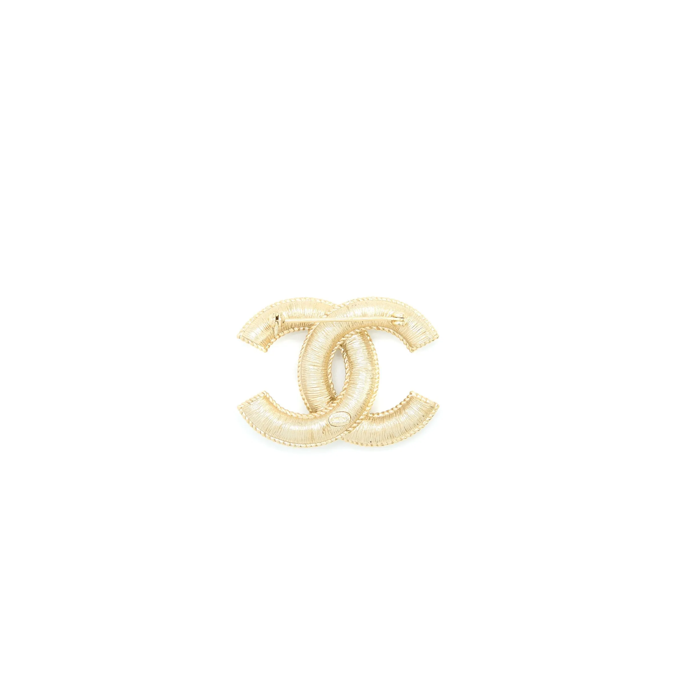 Tone Light Chanel Logo/Pearl Gold Brooch CC Chic Exclusive access