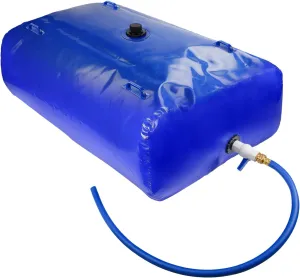 TooTaci 528Gal Large Capacity Water Storage Bladder, Portable Water Tank with Hose and 3/4" Adapters, Collapsible 2000L Reservoir for Garden Watering, Drought Resistance, Agricultural Irrigation