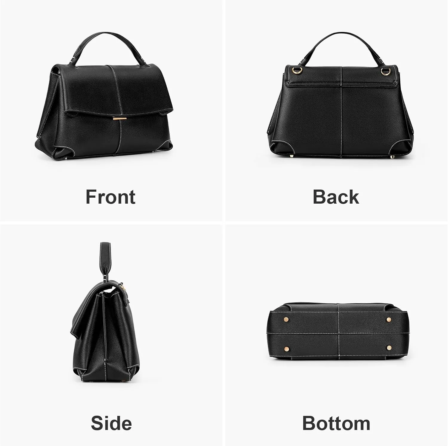Top Handle Bag Handbags Large Faux Leather Satchel Bags for Women Luxury Designer Business Crossbody Work Tote Purse