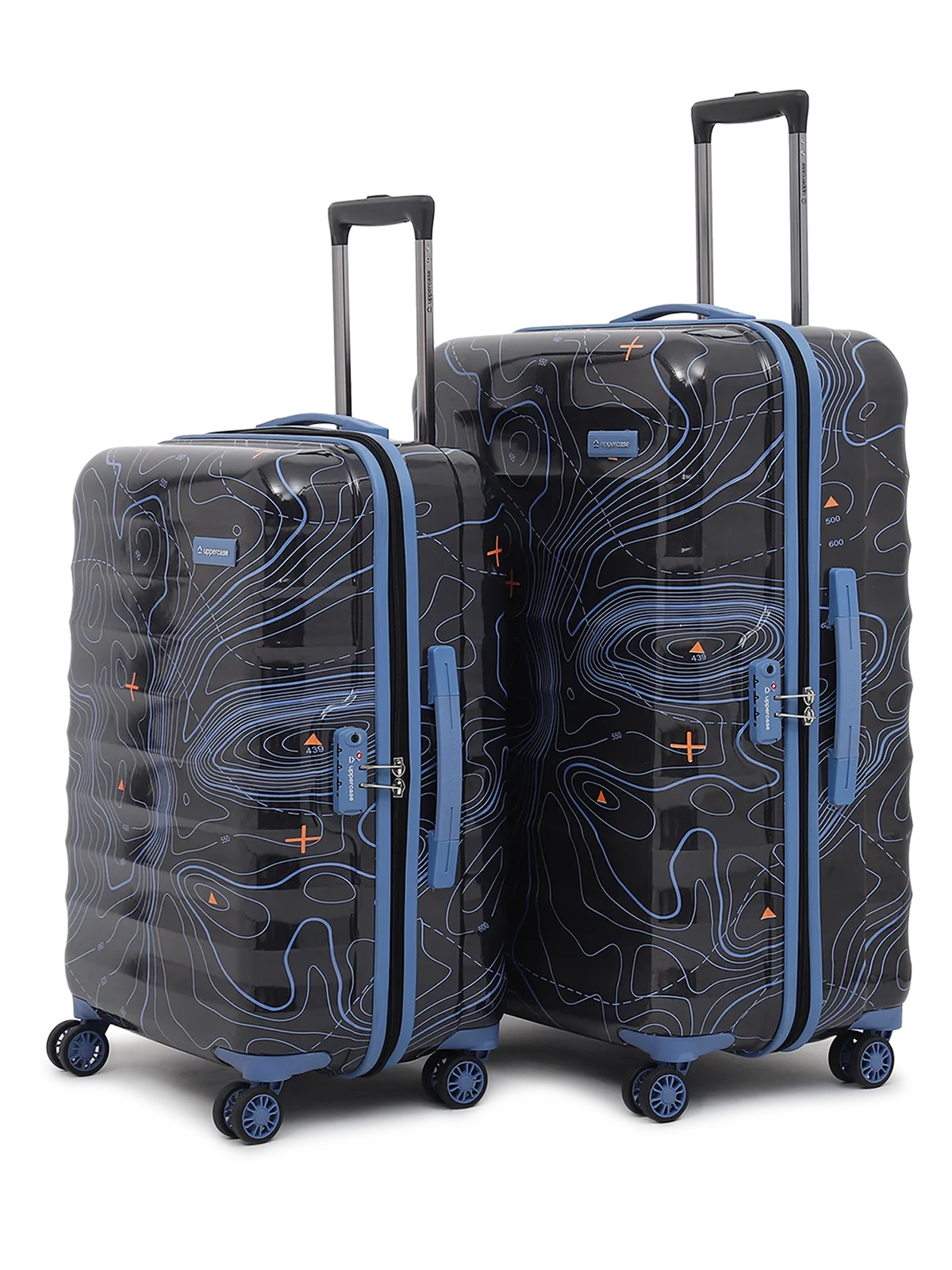 Topo Black Set of 2 (M L) Trolley