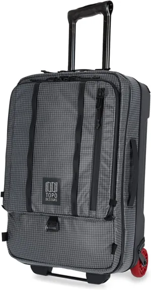 Topo Designs Apex Global Travel Roller Bag, Nylon Ripstop Fabric, Weatherproof Carry-on Rolling Suitcase, Made with 100% Recycled Materials
