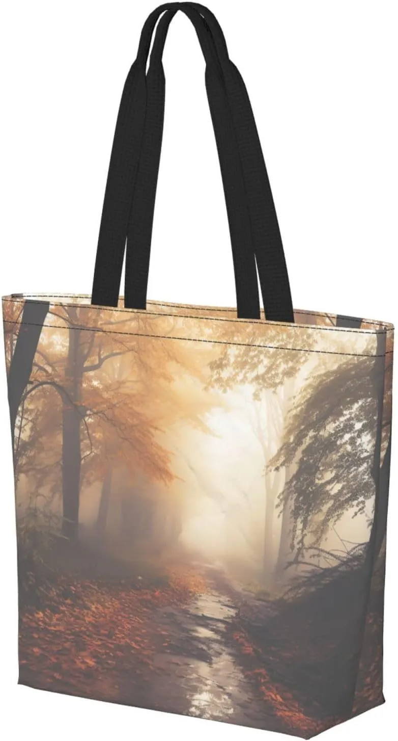 Tote Bag for Women Grocery Bag Reusable Shopping Bag Beautiful Fireworks Handbag Foldable Shoulder Bag
