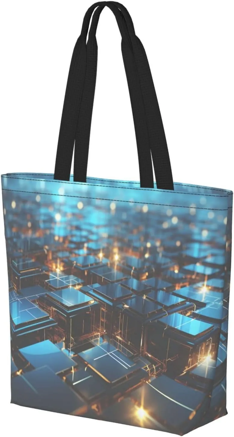 Tote Bag for Women Grocery Bag Reusable Shopping Bag Cool Evil Skull Handbag Foldable Shoulder Bag