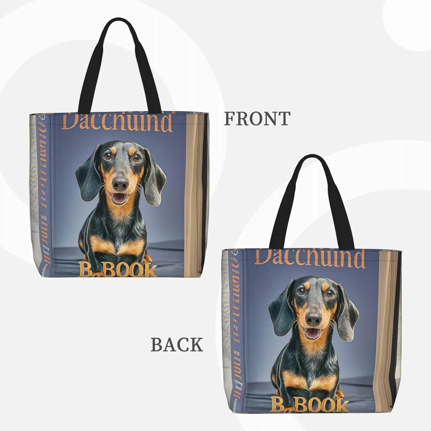 Tote Bag for Women Grocery Bag Reusable Shopping Bag Flock of Birds Handbag Foldable Shoulder Bag