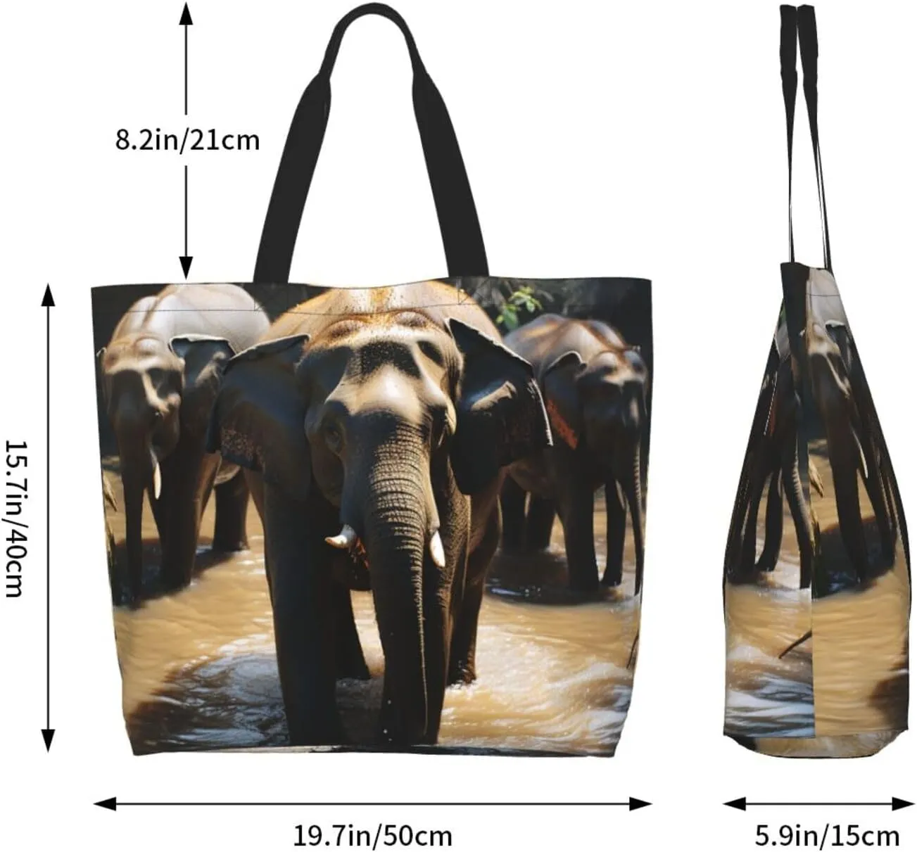 Tote Bag for Women Grocery Bag Reusable Shopping Bag Math question Handbag Foldable Shoulder Bag
