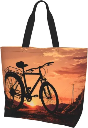 Tote Bag for Women Grocery Bag Reusable Shopping Bag Spiral and curve patterns Handbag Foldable Shoulder Bag