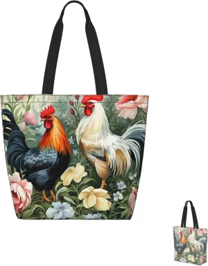 Tote Bag for Women Grocery Bag Reusable Shopping Bag Starry sky butterfly Handbag Foldable Shoulder Bag