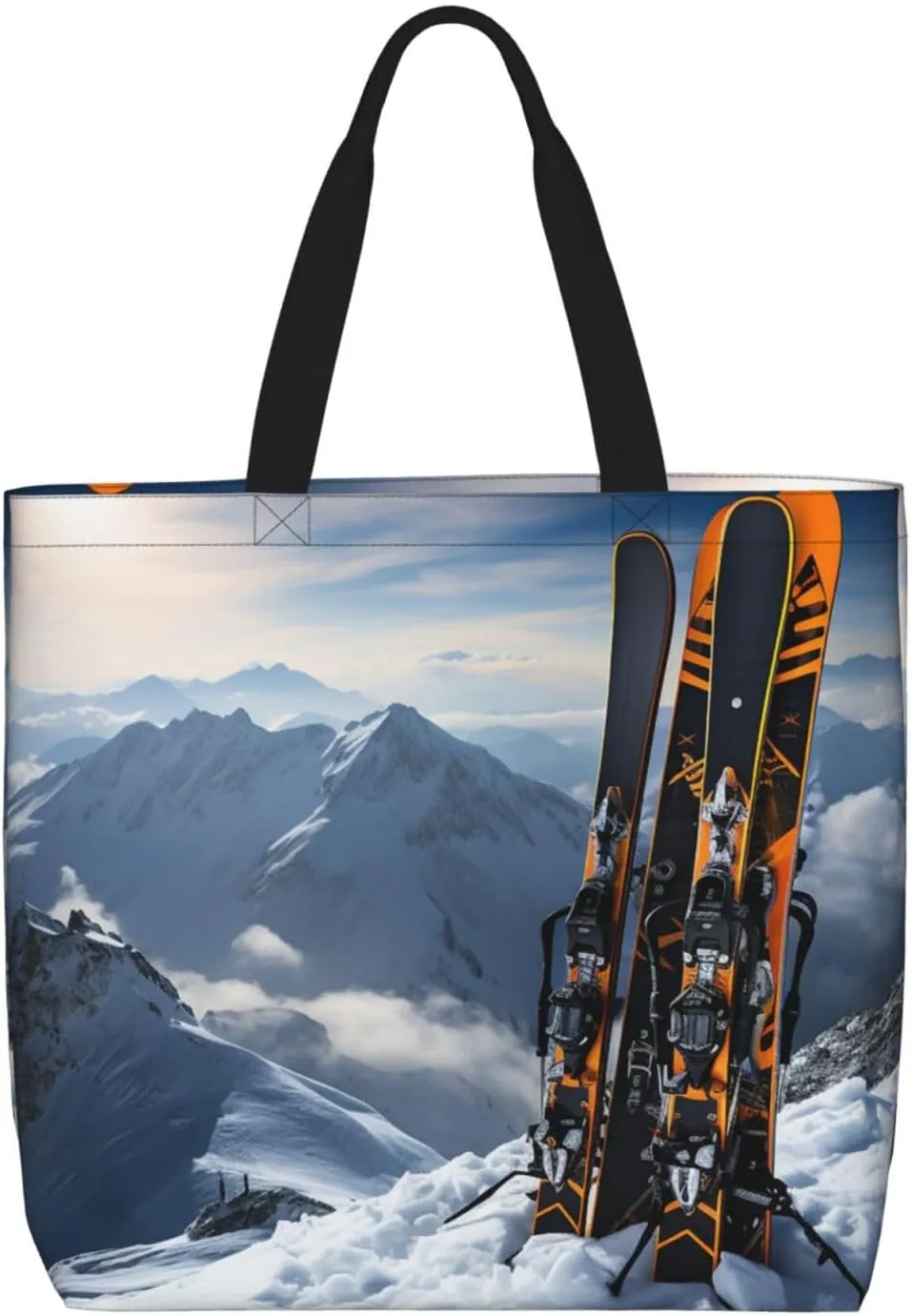 Tote Bag for Women Grocery Bag Reusable Shopping Bag Succulent Plant Handbag Foldable Shoulder Bag