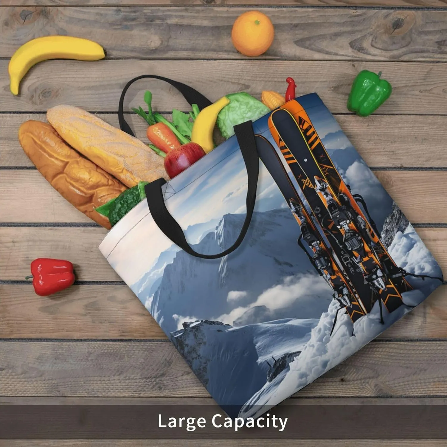 Tote Bag for Women Grocery Bag Reusable Shopping Bag Succulent Plant Handbag Foldable Shoulder Bag