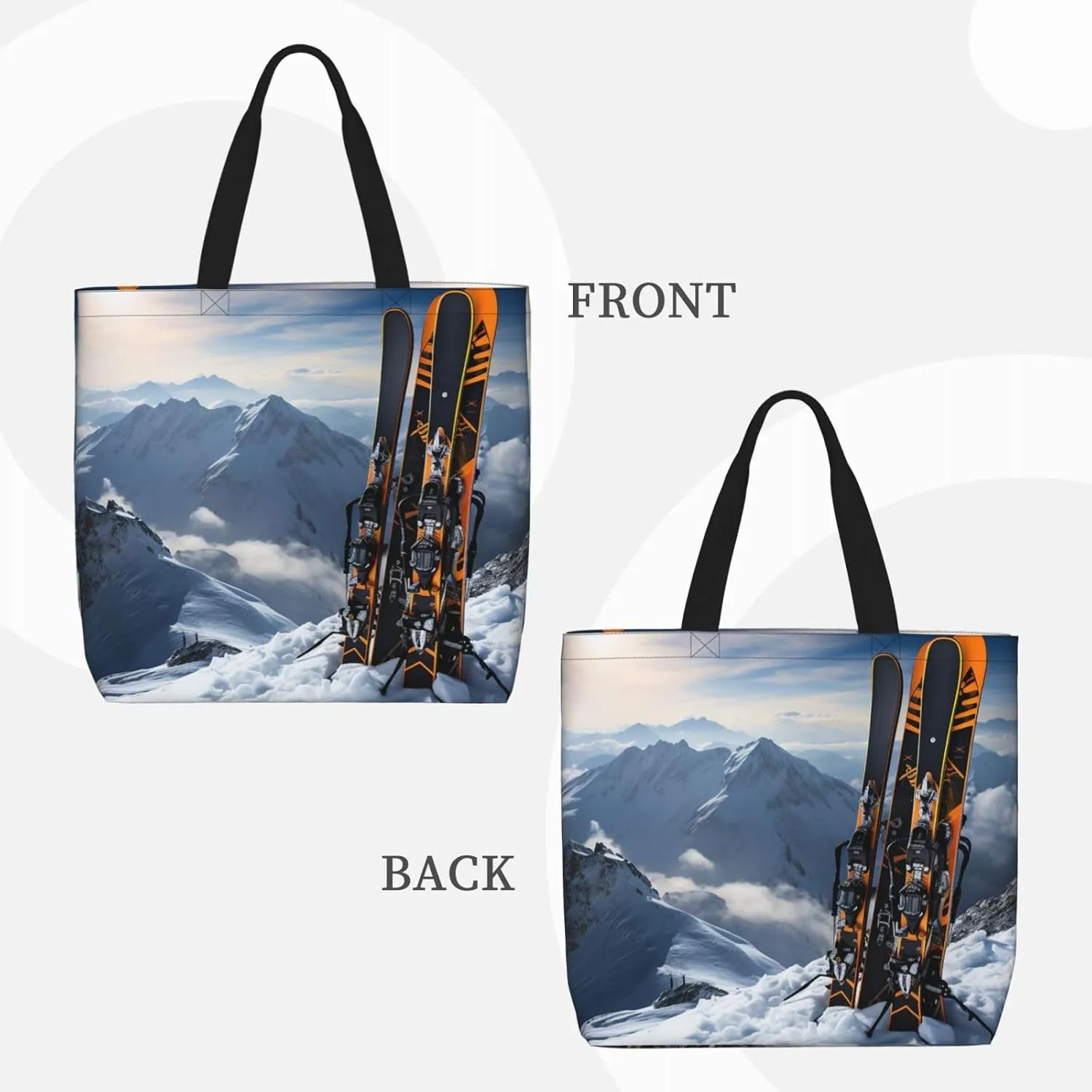 Tote Bag for Women Grocery Bag Reusable Shopping Bag Succulent Plant Handbag Foldable Shoulder Bag
