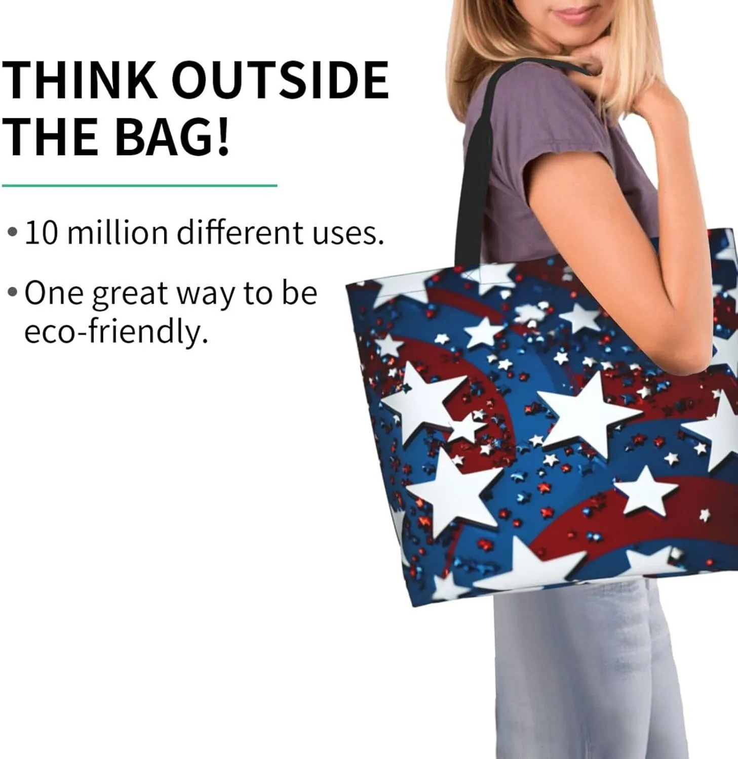 Tote Bag for Women Grocery Bag Reusable Shopping Bag Sunset at dusk Handbag Foldable Shoulder Bag