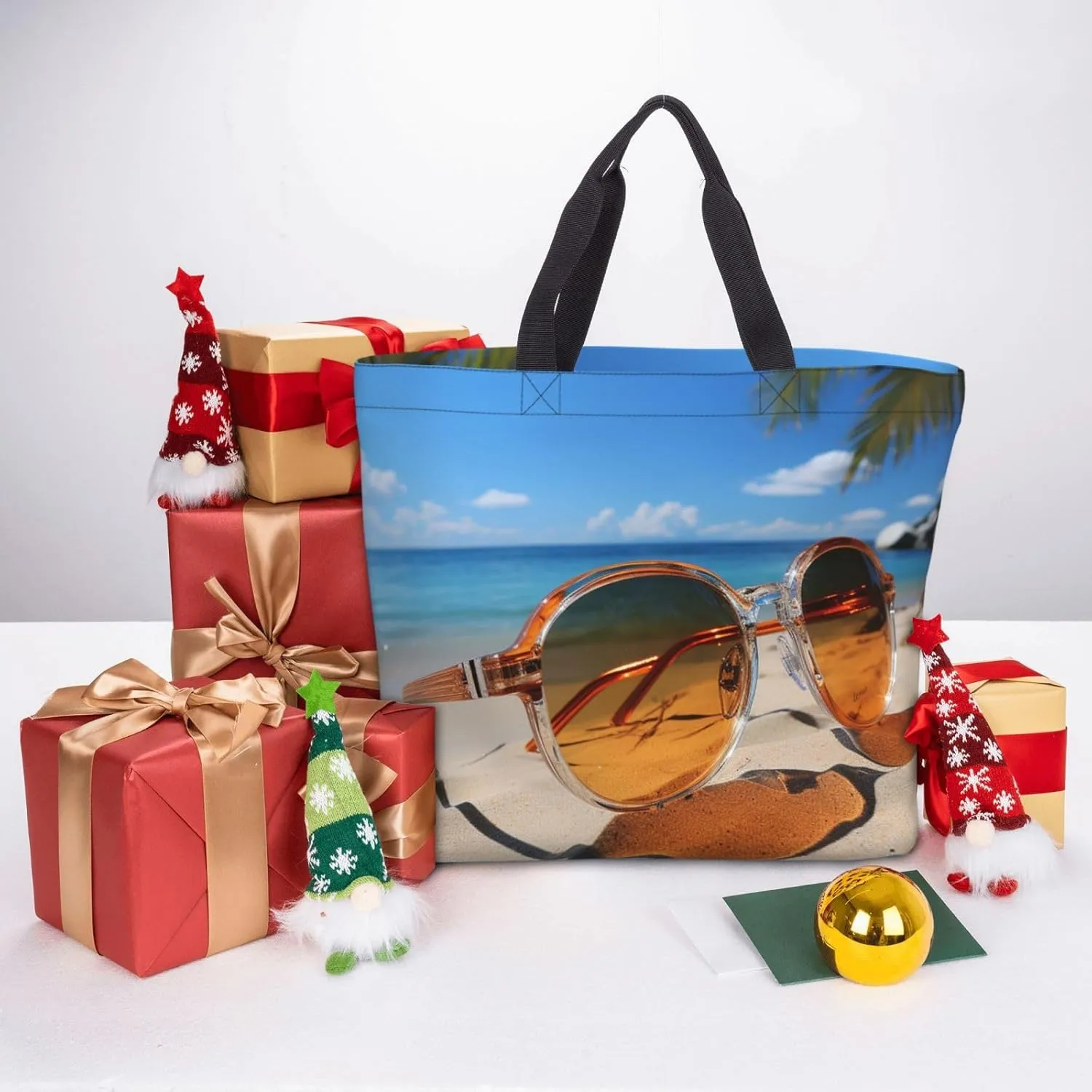 Tote Bag for Women Grocery Bag Reusable Shopping Bag Tree branch silhouette at dusk Handbag Foldable Shoulder Bag