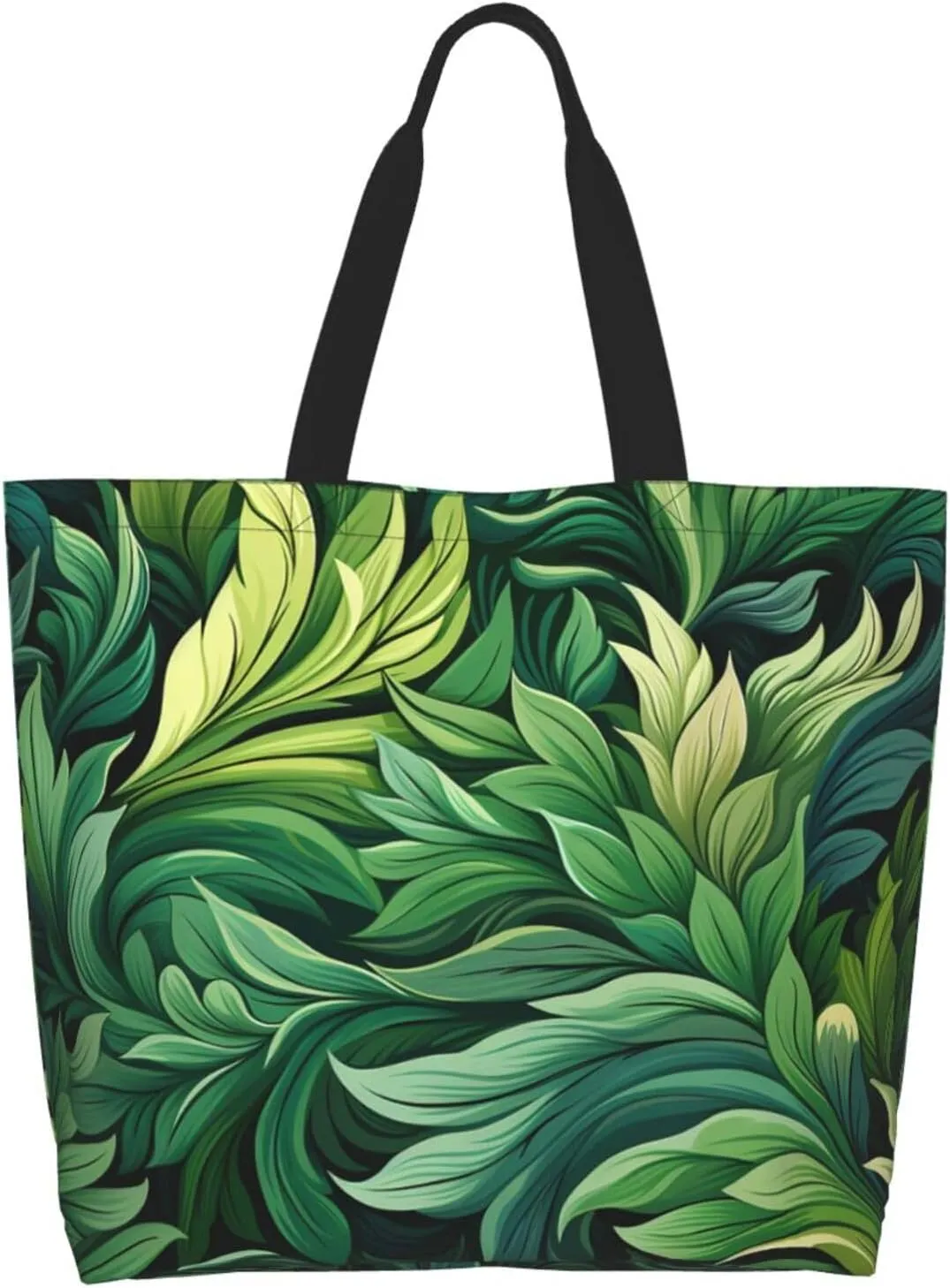 Tote Bag for Women Reusable Grocery Bag Shopping Bag Happy Puppy Tote Bags Handbag Foldable Shoulder Bag