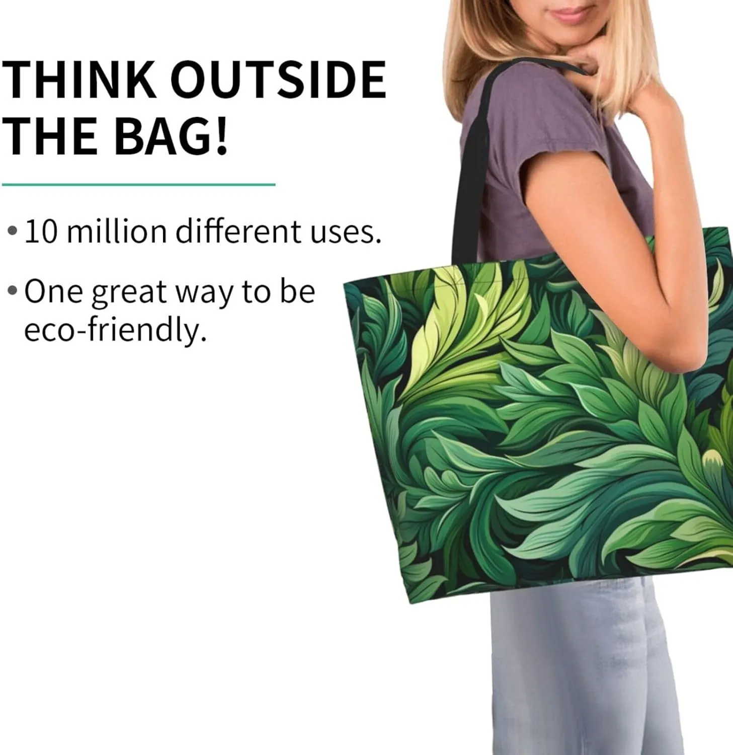 Tote Bag for Women Reusable Grocery Bag Shopping Bag Happy Puppy Tote Bags Handbag Foldable Shoulder Bag