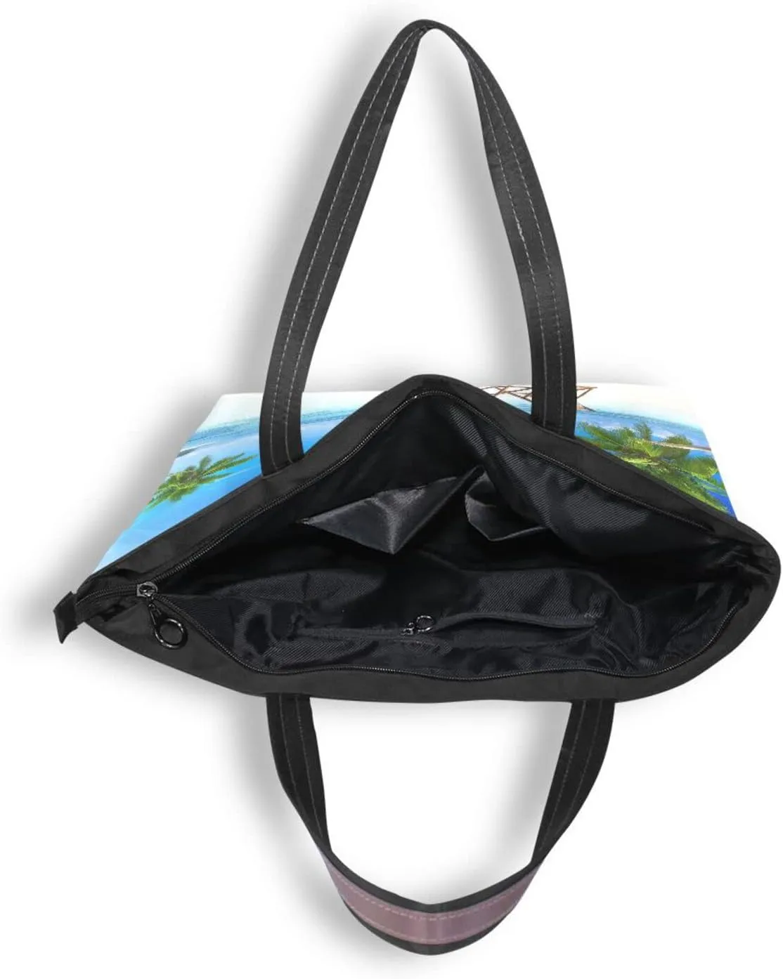 Tote Bag For Women Shoulder Bag for School Handbags for Beach Work Travel Large Tote Bag with Zipper