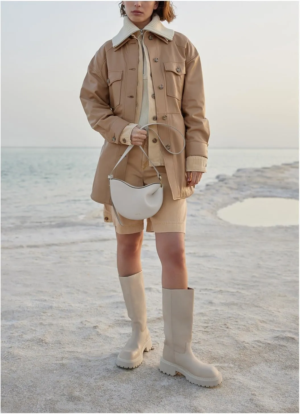 Tote Bag for Women,Pea Shoulder Bag,Designer Luxury Hobo Saddle Bag,Crescent Crossbody Bag.