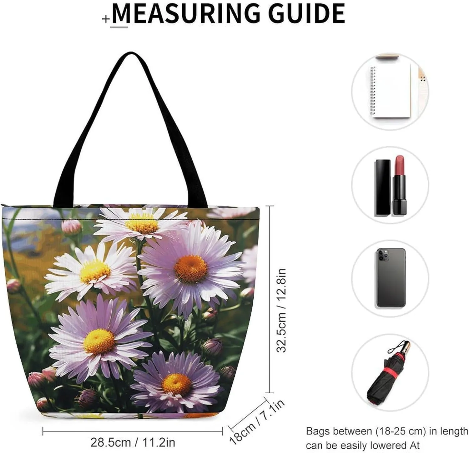 Tote Bag Reusable Grocery Bag Foldable Shopping Bag Extra Large Shoulder Bag Rooster Tote Bag for Travel Work