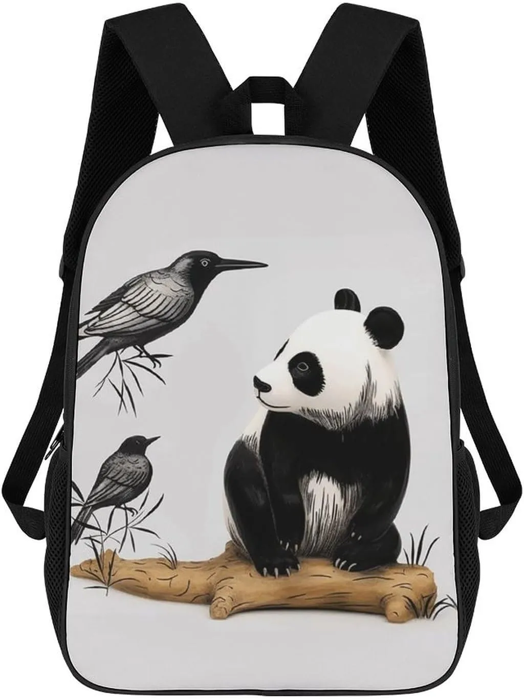 Travel Backpack 17 Inch Laptop Bag Bird Cedar Panda Laptop Backpack for Men Women Carry on Bag Travel Bag