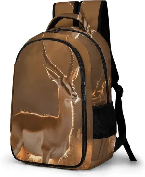 Travel Backpack for Men Women Carry On Backpack 15.6 Inch Laptop Backpack Standing on The Prairie Work Business Backpacks