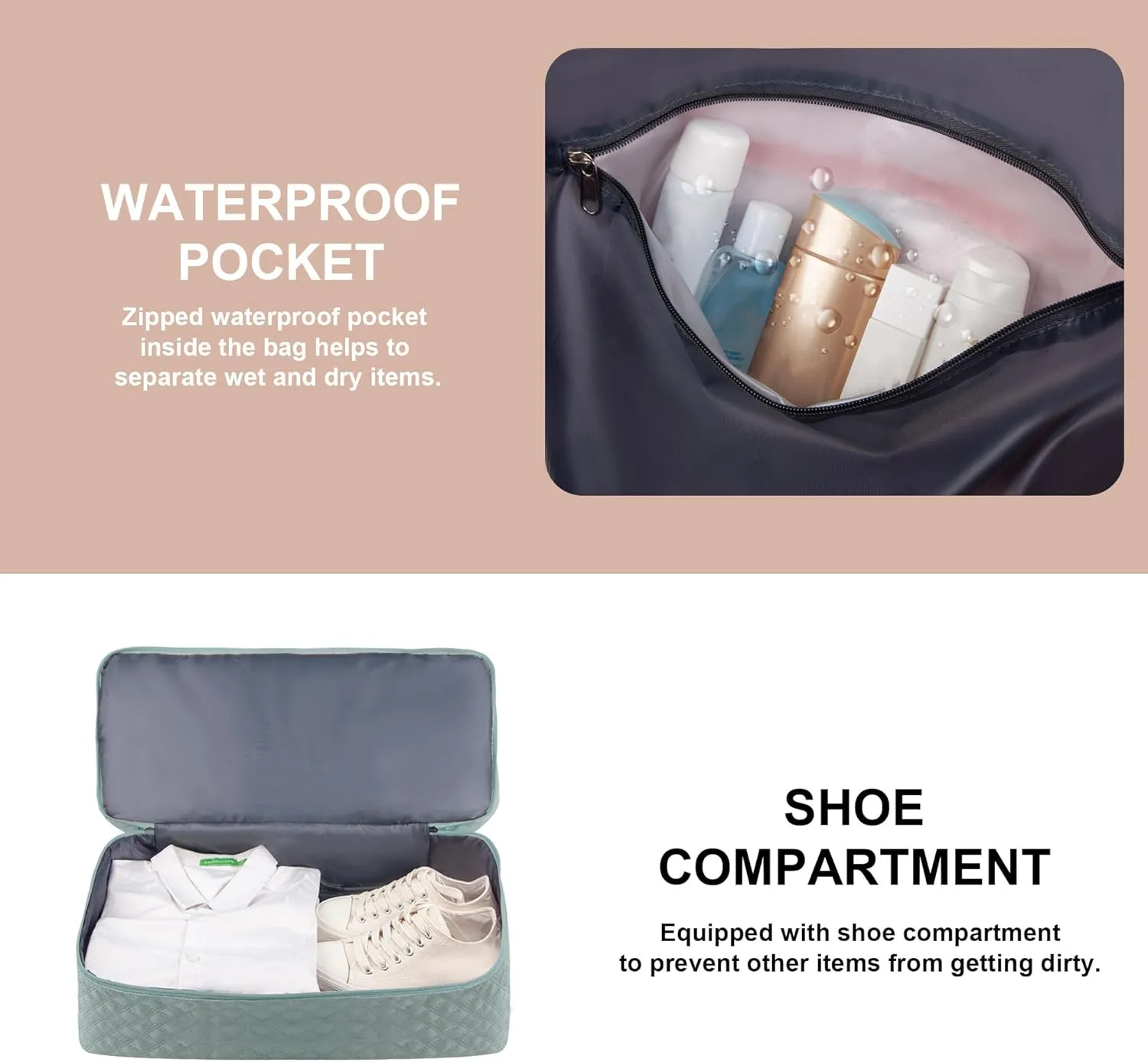 Travel Duffel Bag Weekender Overnight Bag for Women Carry On Gym Bag Travel Essentials