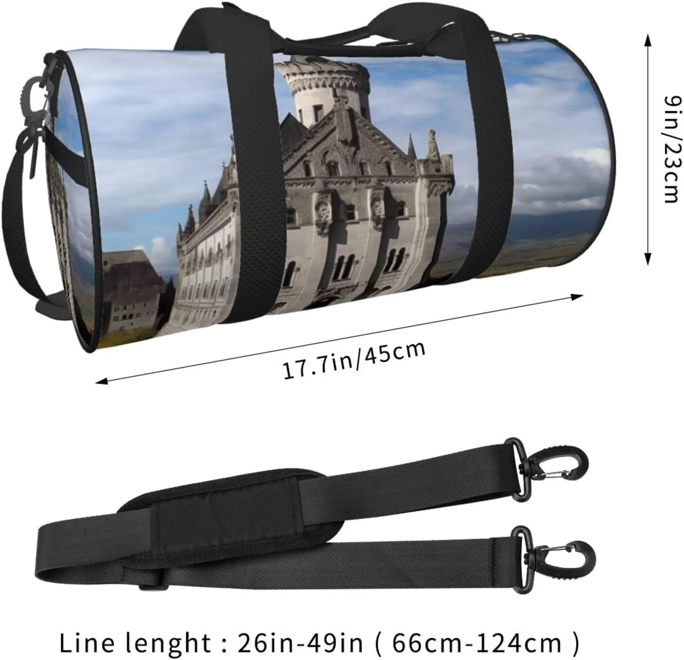 Travel Duffle Bag Weekender Bags For Men Women With Shoe Compartment Large Capacity Weekender Overnight Bag Historical Monuments Of Armenia Carry On Tote Bags Sport Gym Bag For Travel Yoga