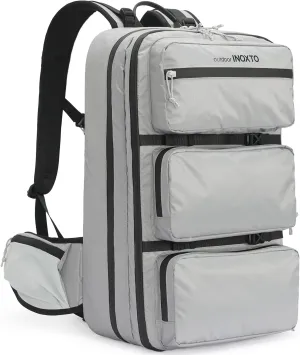 Travel Laptop Backpack,15.6 Inch Business Flight Approved Carry on Backpack,Large Anti Theft Backpack College Computer Bag for Men Women,Grey
